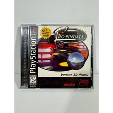 Interplay Pro-Pinball Ultimate 3D Pinball PS1 Black Label Good Retro Arcade Game