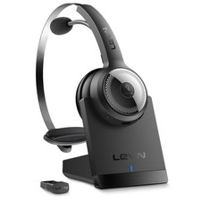 Wireless Headset with Mic for Work, AI Noise Cancelling Bluetooth Headset Wire