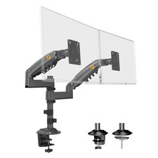 Dual Monitor Desk Mount Stand Full Motion Swivel Computer Monitor Arm Fits 2 ...