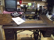 A G Mason Improved New Wilson Treadle Sewing Machine Museum Quality Sews Perfect