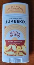 Jukebox  VANILLA ON VINYL  Natural Deodorant for Women - Aluminum-Free - NEW