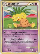 Played Exeggutor 18/123 Rare  HeartGold SoulSilver on eBay