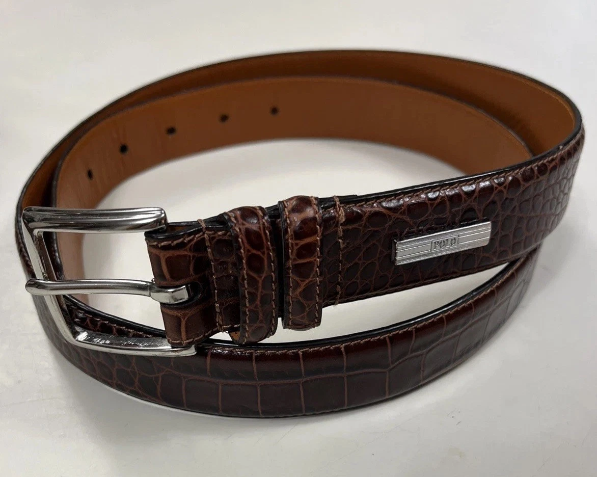 Ralph Lauren Alligator In Men's Belts for sale - eBay