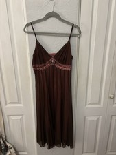 Vintage Y2K ICE Pink and Brown Mesh Overlay B...
