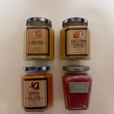 Lot Of 4 Vintage Rare Home Interiors 7.5 Oz Candles 15426, 81436, 81437 & 81438