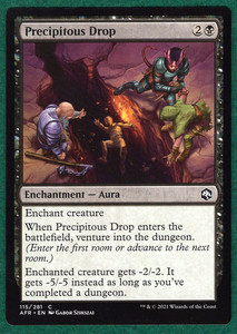 Precipitous Drop 115 Adventures in the Forgotten Realms MTG Common