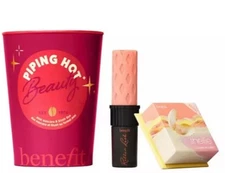 Benefit Piping Hot Beauty Mini Roller Lash Mascara & Shellie Blush Duo Set NEW!
