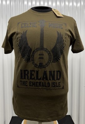 Irish Celtic Music Ireland  The Emerald Isle T-Shirt   Medium *Brand New*