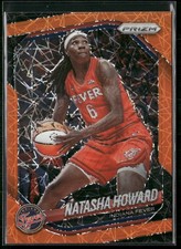 Natasha Howard 2025 Panini Prizm WNBA #54 Orange Velocity Prizms Indiana Fever