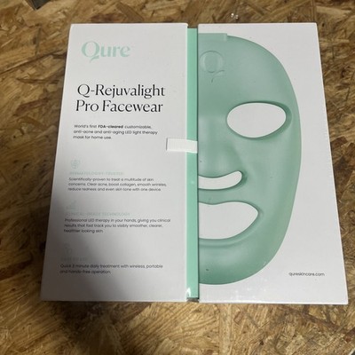 Qure Q-Rejuvalight Pro Facewear Red Light Therapy LED Mask 5 Modes Anti-Aging