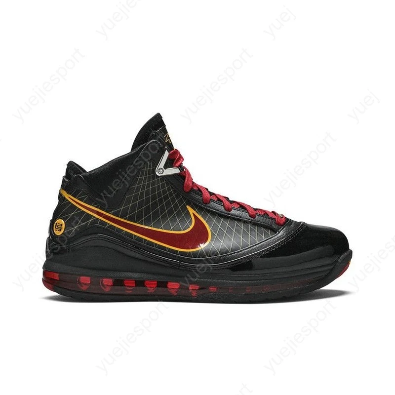 Lebron James 7 vii FairFax Black and Red NIKE 9.5 Nike Lebron 7  main image 3