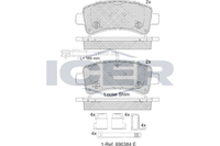 Bremsbelagsatz Hinten Brembo-System FüR Fiat Ducato 250 Pritsche Opel Ab 06->