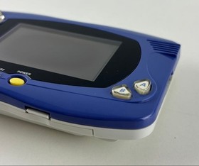 Bandai WonderSwan Swan Crystal Blue Violet Console System Excellent Condition JP