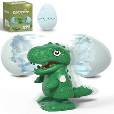 Hatching Dinosaur Surperize Egg Toy for Kids, Wind-up Easter Plastic Egg Hatc