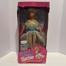 Vintage 1994 Bubble Angel Barbie Doll Mattel 12443 NIB New In Box Wings