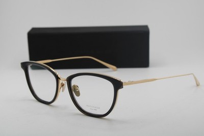 NEW MASUNAGA VIVI #39 BLACK GOLD GUNMETAL AUTHENTIC EYEGLASSES 51-18