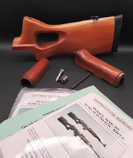 Mak Stock 90 Stock -Recoil Pad Thumbhole All Wood Forend Set Hardware Manual NOS