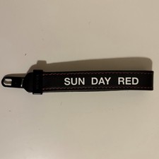 Sun Day Red x Vessel Player V Golf Bag Black Crosshatch Leather Loop Pull