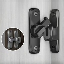 90/180 Degree Flip Door Lock Latch Zinc Alloy Sliding Barn Door Safety Bolt