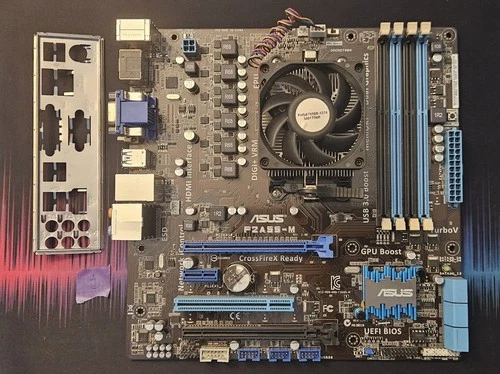 ASUS F2A55-M + I/O Shield And AMD A10-6800K 4.4GHz