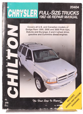 Dodge Ram 1500 2500 3500 Dakota Durango Shop Repair Manual 2000 1999 1998 1997