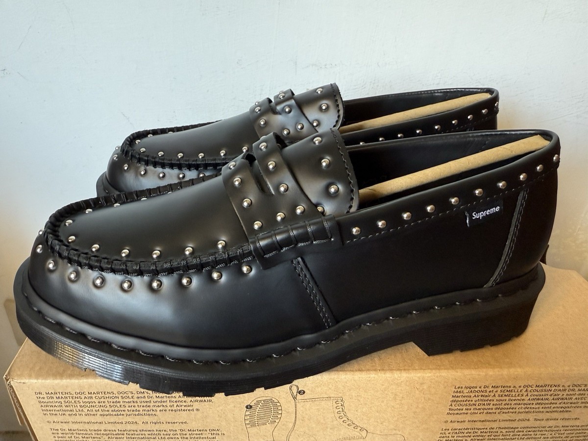 Supreme × Dr.Martens Studded Penton Supreme x Dr. Martens Studded Penton Loafers EU41 UK7 US8 | eBay