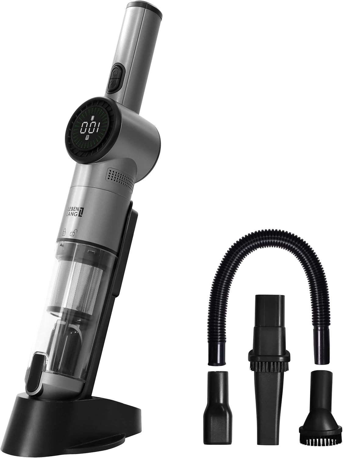 Aspirapolvere Auto Portatile 17000PA Senza Fili - Kit Professionale