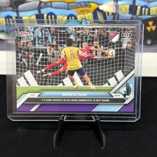 Dayne St. Clair - 2024 MLS Topps NOW Card 157  /25 Purple-MNUFC/Miami CF/Canada