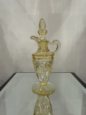 Heisey Sahara Ipswich Cruet, Damaged