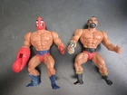 2 Vintage He-Man MOTU Masters of the Universe Figures JITSU And CLAWFUL 198Os