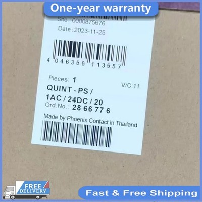 QUINT-PS/1AC/24DC/20 1PC New PHOENIX CONTACT 2866776 Power Supply Unit