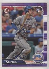 2019 Bowman Purple 46/250 Jeff McNeil #90 0w8