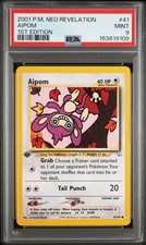 2001 POKEMON NEO REVELATION 1ST EDITION #41 AIPOM PSA 9