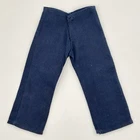 Vintage GI Joe Hasbro 12" Action Figure Dark Blue Navy Style Button Pants