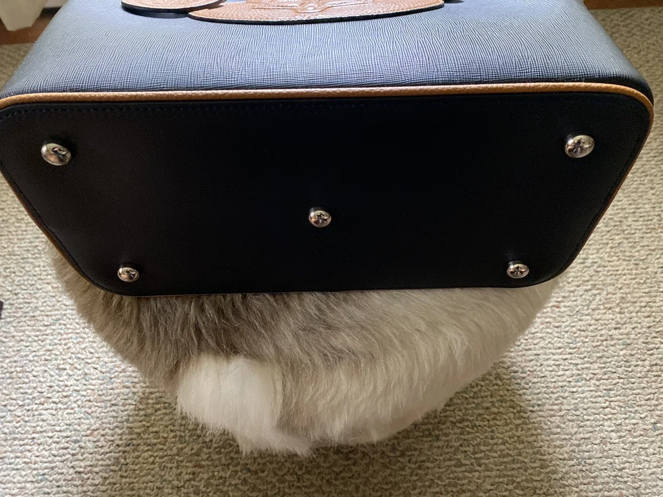 Tucker Tweed James River Carry All Tote Black/Chestnut Fox Neu mit Etikett! - Bild 3 von 4