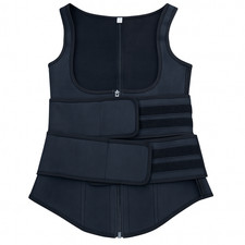 Women's Latex Faja Waist Trainer Vest, Small