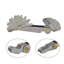 Pitch Cutting Gauge 52pcs Screw Thread Pitch Gauge Measure Metric Inch