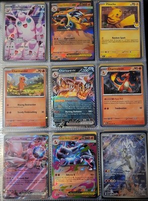 Full Pokemon Binder And Collection With 2 Psa Pikachus Check Pics