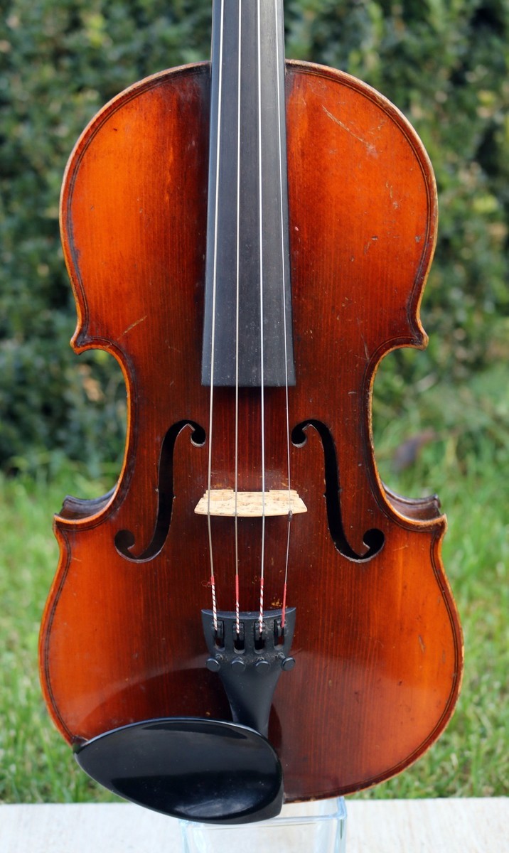 7/8 ANTIQUE OLD FRENCH VIOLIN Mansuy a Paris, circa 1860, LISTEN