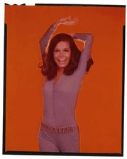 Mary Tyler Moore Breathtaking Glamour Pin Up jumpsuit Original 5x4 Transparency