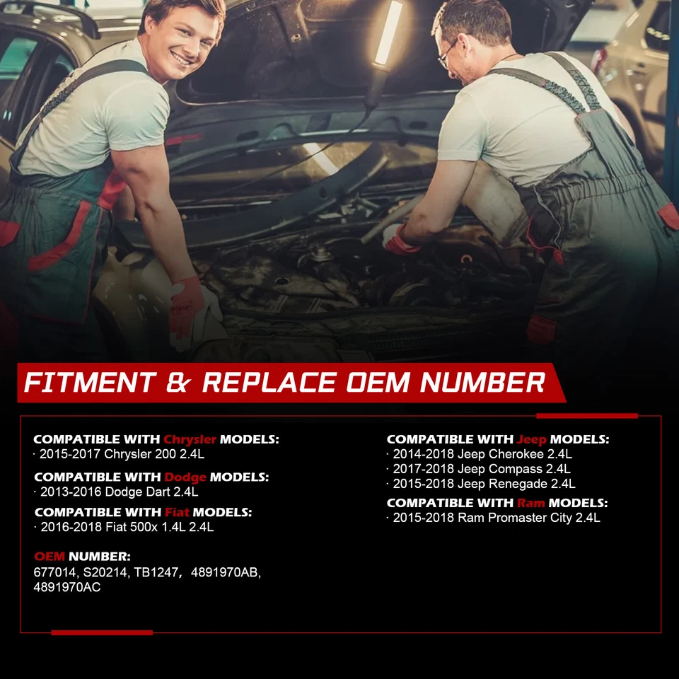 4891970AC Throttle Body For Dodge Dart 2.4L 2013-2016 Jeep Cherokee 2.4L 2014-18 - Image 2 of 4