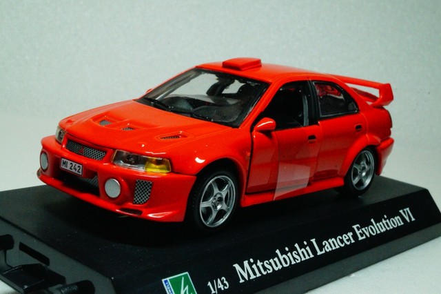 mitsubishi evo diecast model