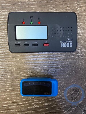 Korg PC-1 Pitchclip Tuner + Korg GA-1 Solo Tuner / Bass or Guitar