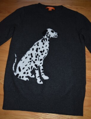 【かすてら】dalmatian shaggy knit（unisex） Unisex Knitted Dalmatian Sweater, Dalmatian Dog Pullover Sweater