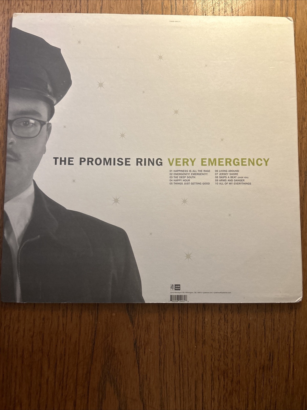 The Promise Ring Very Emergency LP Vinyl Clear Yellow Only 500 Jade