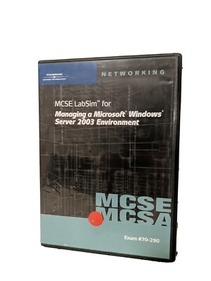 70-290 MCSE  MCSA LabSim for Managing a VideoGames