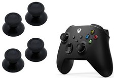 Lot of 4 Analog Thumbstick Joystick Grip Replacement For Xbox One Series X Black