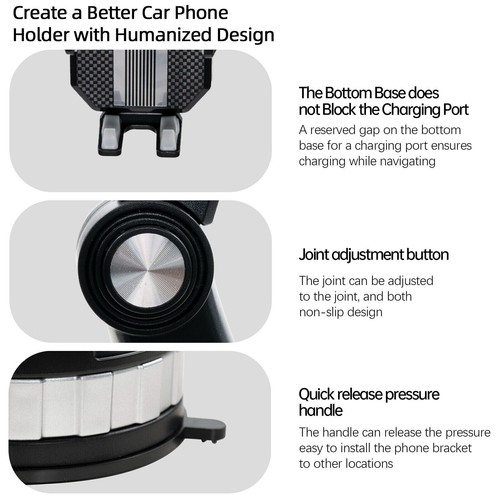 Soporte universal grande para teléfono móvil para automóvil para iPhone AU - Imagen 14 de 17