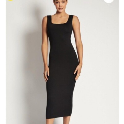 NWT Meshki Jhene Tank Maxi Dress Black Size S | eBay