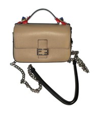 Fendi Double Baguette Bag Womens Authentic Real Fendi 